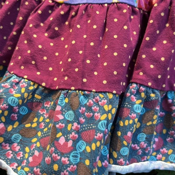 Matilda Jane Brushstroke Gentry tiered skirt from the Paint By Numbers - Picture 9 of 16